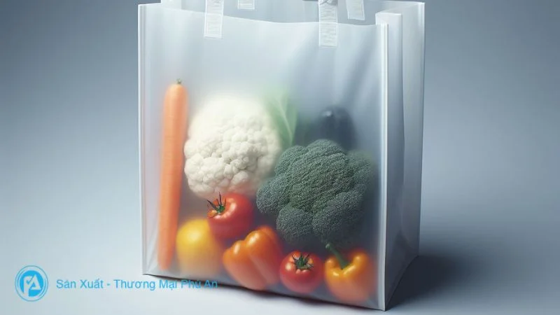 xuong san xuat tui pe trong suot